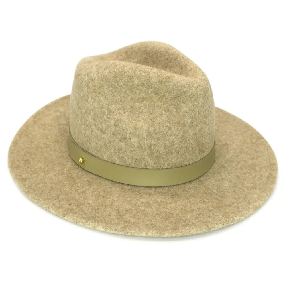 Lack Of Color Carlo Mack Classic Luxe Fedora Style Women's Hat Medium 57cm